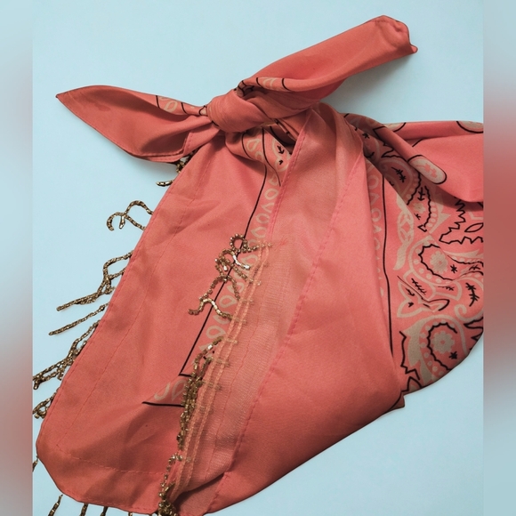 Bundle 2 Small Dog Cat Pearl Collar Necklace Sparkly Bandana Pink And White - Picture 6 of 7